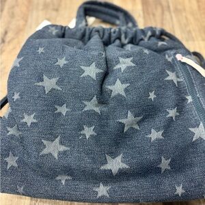 NWT‎ Wildfox Purse Shoulder Bag Blue Denim With Stars MSRP $60